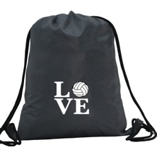 Hero Tasarım Hero tasarım  Love - Ipli Spor Sırt Çantası - Günlük - Okul 35*46CM One Size | INN1088