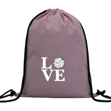 Hero Tasarım Hero tasarım  Love - Ipli Spor Sırt Çantası - Günlük - Okul 35*46CM One Size | INN1088