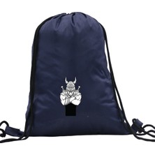 Hero Tasarım Hero tasarım Viking Savaşçısı  - Ipli Spor Sırt Çantası - Günlük - Okul 35*46CM One Size | INN1079