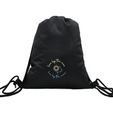 Hero Tasarım Hero tasarım Güneş ve Hilal  - Ipli Spor Sırt Çantası - Günlük - Okul 35*46CM One Size | INN1073