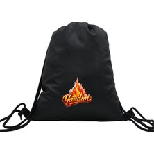Hero Tasarım Hero tasarım Yandım  - Ipli Spor Sırt Çantası - Günlük - Okul 35*46CM One Size | INN1055