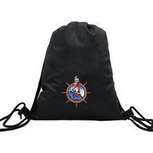 Hero Tasarım Hero tasarım  Gemi Dümeni - Ipli Spor Sırt Çantası - Günlük - Okul 35*46CM One Size | INN1099
