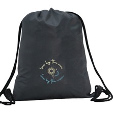 Hero Tasarım Hero tasarım Güneş ve Hilal  - Ipli Spor Sırt Çantası - Günlük - Okul 35*46CM One Size | INN1073
