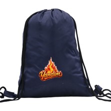 Hero Tasarım Hero tasarım Yandım  - Ipli Spor Sırt Çantası - Günlük - Okul 35*46CM One Size | INN1055
