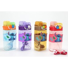 Belirtilmemiş Stitch Çift Bölmeli Pipetli Matara & Suluk ALK5111