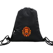 Hero Tasarım Hero tasarım  Lion - Ipli Spor Sırt Çantası - Günlük - Okul 35*46CM One Size | INN1108
