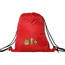 Hero Tasarım Hero tasarım Kaktüs - Ipli Spor Sırt Çantası - Günlük - Okul 35*46CM One Size | INN1101