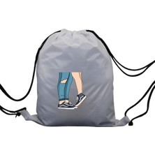 Hero Tasarım Hero tasarım Aşk - Ipli Spor Sırt Çantası - Günlük - Okul 35*46CM One Size | INN1102