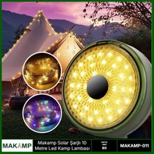 Belirtilmemiş Solar Şarjlı 10 Metre LED Kamp Lambası