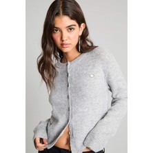 DeFacto Slim Fit Yün Karışımlı Bisiklet Yaka Düğmeli Triko Hırka E8236AX26AU