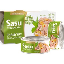 Sasu Tahıllı Ton Salata 2x160 g İri Parça