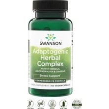 Swanson Adaptogenic Herbal Complex With Rhodiola And Ginseng 60 Capsules