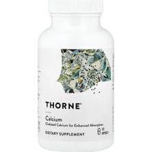 Thorne, Kalsiyum, 120 Kapsül (Kapsül Başına 250 Mg)