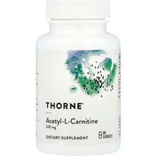 Thorne, Asetil-L-Karnitin, 500 Mg, 60 Kapsül