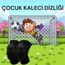 Empressco Siyah Çocuk Kaleci Dizliği, Sünger Destekli, Güvenli ve Konforlu Koruma