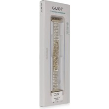 Mey ®   Watch 38MM Live Taşlı Kordon - Gold Najmaddin