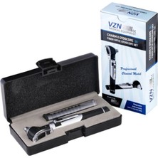Vzn Fiber Optik Otoskop Seti Vzn-Ot-08 Ergonomik Tasarım ile Konforlu Kullanım ve Yüksek Işık İletimi