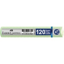 Faber-Castell 2B Grip Kalem Uçları Pastel Yeşil 120'li 0.7 mm 60 mm Uzunluk