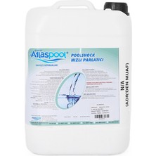 Atlaspool Sıvı Parlatıcı 20 kg Berraklaştırıcı Havuz Kimyasalı Beyaz Renkli Kullanım Alanı Liquid Brightener