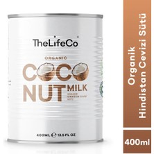TheLifeCo Organik Hindistan Cevizi Sütü 400 ml