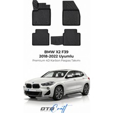 Otocraft Bmw X2 F39 (2018-2022) Araca Özel 4d Karbon Havuzlu Oto Paspas Full Set 5 Parça