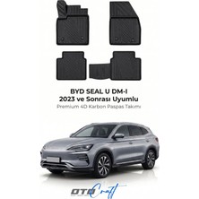 Otocraft Byd Seal U Dm I (2023 ve Sonrası) Araca Özel 4d Karbon Havuzlu Oto Paspas Full Set 5 Parça