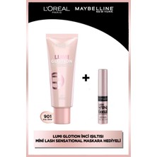 Belirtilmemiş Glotion All-In-One Doğal Işıltı 901 - Fair Glow 40 Ml, Aydınlatıcı & Mini Lash Sensational Maskara