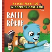 Sincap Kitap Ayıcık Mavi İle İyi Geceler Masalları - Melek Dinçer 0-3 Yaş Bebek Kitabı Ciltsiz 14 Sayfa Türkçe