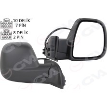 GVA Mixdepo Diş Dikiz Aynasi Fiat Yeni Doblo Combi- Carg0 Elektrikli Desenli Rezistansli Otomatik Açma Kapama Sağ 23-