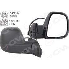 GVA Mixdepo Diş Dikiz Aynasi Fiat Yeni Doblo Combi- Carg0 Elektrikli Desenli Rezistansli Sağ 23-