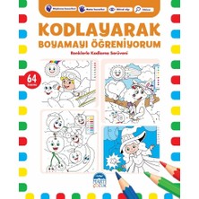 Martı Çocuk Yayınları Martı Çocuk Kodlayarak Boyamayı Öğreniyorum-7 Kerem Altındağ 64 Sayfa Eğlenceli Boyama Kitabı