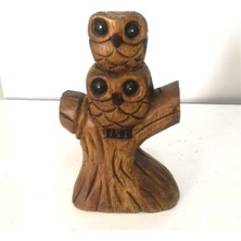 Miamantra El Yapımı Ahşap İkili Baykuş (Model 2)
