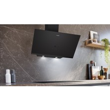Siemens SİEMENS LC66KPJ60T iQ300 Duvar Tipi Davlumbaz 60 cm Siyah Cam