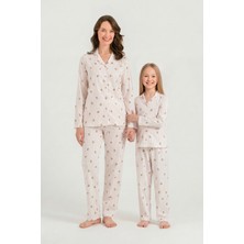 Rolypoly Anne Kız Teddy Bears Pembe Gömlek Pijama Takımı RP3913-A-V1 RP3913-A-V1