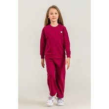 Rolypoly Kız Çocuk Sweet And Chic Bordo Eşofman Takımı RP3921-C-V2 RP3921-C-V2