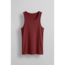 Abluka Online Erkek Basic Fitilli Kumaş Sporcu Atlet Kırmızı