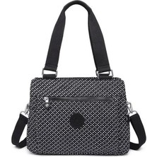 Smart Bags Krinkıl Kumaş Kadın Omuz Çantası Smart Bags 1125-127 Desenli