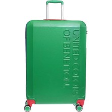Benetton 14BNT600-01-YSL Trolley 70 Cm Yeşil Büyük Boy Valiz