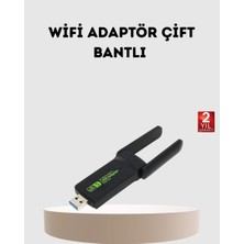 Epilons Ultratekno Dual Band Wifi Adaptör – 1200 Mbps, Usb 3.0, Çift Antenli, Geniş Kapsama Alanı Ve Yüksek Hız