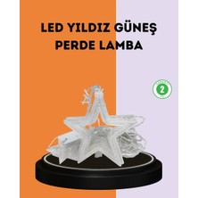 Epilons 3x3 Metre Yıldız Peri Led Perde Işık Romantik Dekorasyon