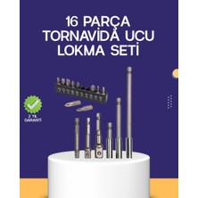 Epilons 16 Parça Bits Ve Adaptör Seti Vidalama Tamir Bakım Seti