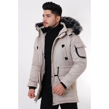Stil Kombin King İçi Kürklü Kapşonlu Mont & Kaban