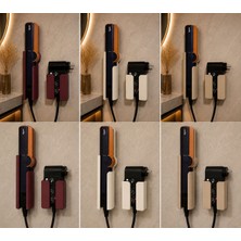 Belle Vie Dyson Saç Şekillendirici Duvar Askısı | Şarj Ünitesi Düzenleyici | 3D Baskı Organizer