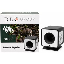 Dlc Group Ultrasonik Fare Kovucu ve Haşere Kovucu 30 M² | Elektronik Fare Kovucu | Karınca, Hamam Böceği, Örümcek Kovucu | Kimyasız Priz Tipi Cihaz