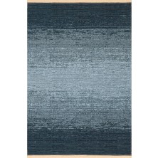 Cool Halı Capella Dyed Mavi Akrilik Viskon Halı Modern Minimal Şık Tasarım Luxury Salon Oturma Odası Halısı