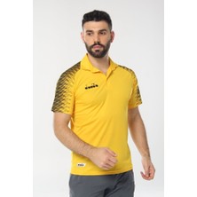 Diadora Ritim Sarı Polo T-Shirt Nefes Alabilir Kumaş ve Şık Tasarım ile Spor ve Günlük Kombin