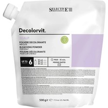 Selective Decolorvit Scalp Krem Beyazlatıcı Toz 500 gr Kadın ve Erkek Kullanımı İçin