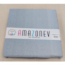 Amazon Ev Pamuk Dokuma Tek Kişilik Pike 160*240 cm Gri  A6