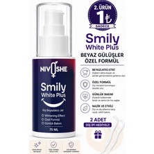 Nivoshe Premium Hızlı ve Etkili Diş Beyazlatıcı Jel 75 ml 2 Diş Ipi Hediyeli Teeth Whitening Gel 75ML