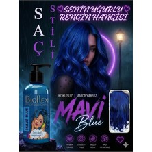 Bioflex Natural Hair Color Amonyaksız Mavi Saç Boyası